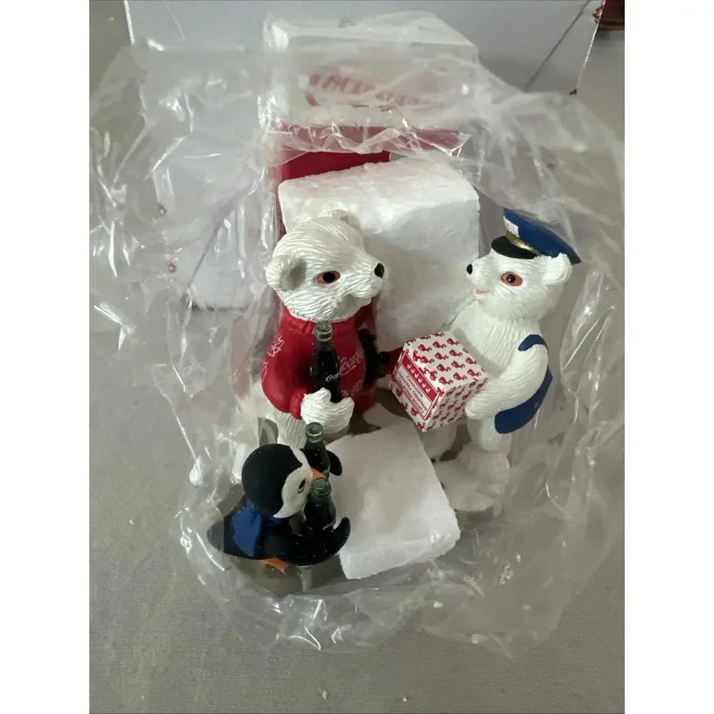 VTG Coke Coca Cola Cavanaghs Figurines Ornaments Member Only Lot Of 5 YR 99-01